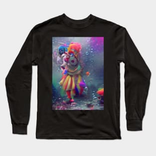 ABSTRACT CLOWN Long Sleeve T-Shirt